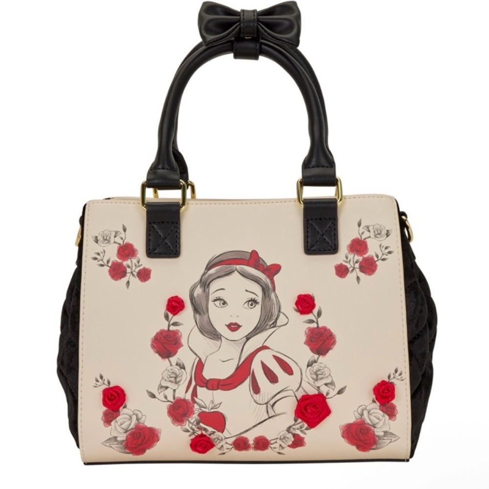 NWT - Snow White Floral Loungefly Satchel